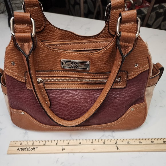 Time and Tru Odessa Handbag Merlot EUC - Picture 12 of 14